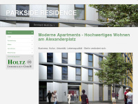 parkside-residence.de Webseite Vorschau