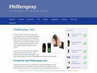 pfefferspray-test.info Webseite Vorschau