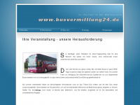 busvermittlung24.de Webseite Vorschau