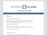 watchclinic.de Webseite Vorschau