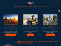 usamotorradreisen.ch Webseite Vorschau