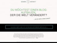 blogginguniversity.net Webseite Vorschau