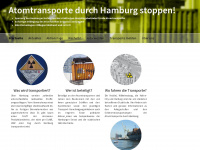 atomtransporte-hamburg-stoppen.de Webseite Vorschau