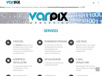varpix.de Webseite Vorschau