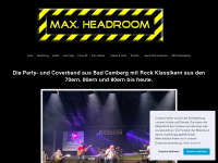 max-headroom.org Webseite Vorschau