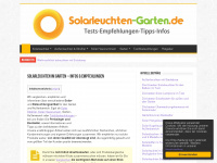 solarleuchten-garten.de Webseite Vorschau