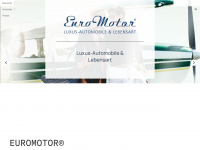 euromotor-messe.de Webseite Vorschau