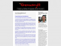 genusnytt.wordpress.com Webseite Vorschau