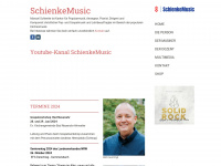 schienkemusic.info Webseite Vorschau