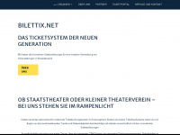 bilettix.net Webseite Vorschau
