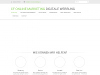cf-onlinemarketing.de Webseite Vorschau