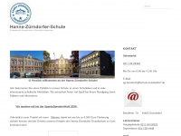 hanna-zuerndorfer-schule.de Webseite Vorschau