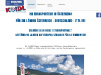 koidl-trans.com Webseite Vorschau