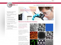 microparticles-shop.de Webseite Vorschau