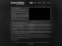 gerhard-kuebler.de Webseite Vorschau