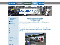 babion-motorsport.de Webseite Vorschau