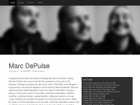 marc-depulse.com Webseite Vorschau