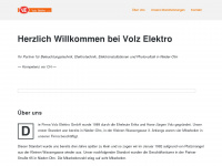 volz-elektro.com Webseite Vorschau