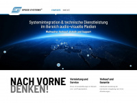 speed-systems.com Webseite Vorschau