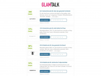 glamtalk.de Webseite Vorschau