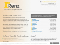 renz-entruempelung.de Webseite Vorschau
