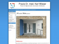 praxis-dr-wieser.de Webseite Vorschau