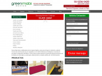 greenmats.com.mx Webseite Vorschau