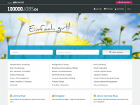 100000jobs.ch Webseite Vorschau