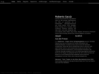 roberto-sacca.com Webseite Vorschau