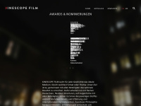 kinescopefilm.de Webseite Vorschau