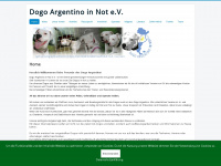 dogo-in-not.com Webseite Vorschau