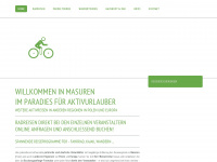 masuren-fahrrad.de Webseite Vorschau