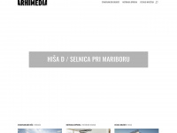 arhimedia.si Webseite Vorschau