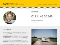 taxi-gauting.de Webseite Vorschau