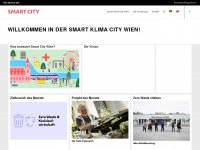 smartcity.wien.gv.at Webseite Vorschau