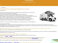 campingfan24.de Webseite Vorschau