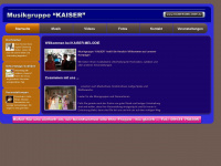 kaiser-melodie.de Webseite Vorschau