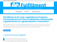 4e-fulfillment.com Webseite Vorschau