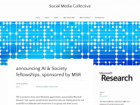 socialmediacollective.org Webseite Vorschau