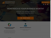 advantagebusinessvaluations.com Webseite Vorschau