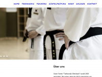 taekwondo-diersbach.at Webseite Vorschau