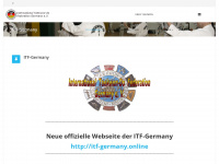 itf-germany.com Webseite Vorschau