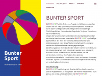 buntersport.wordpress.com Webseite Vorschau
