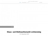 klausmarktlichtensteig.ch Webseite Vorschau