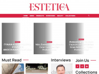 esteticamagazine.gr Webseite Vorschau