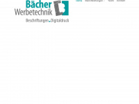 baecher-w.ch Webseite Vorschau