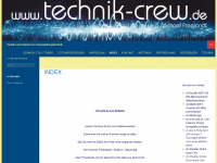 technik-crew.de Webseite Vorschau