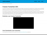 freester-fischerfest.de Webseite Vorschau
