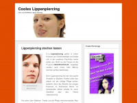lippen-piercing.info Webseite Vorschau