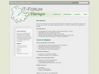 it-forum-thueringen.de Webseite Vorschau